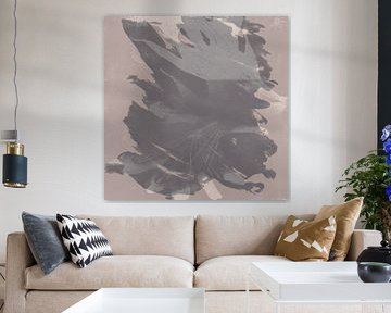 Minimalist abstract in neutral colors by Dina Dankers