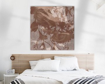 Minimalistisch abstract in neutrale kleuren van Dina Dankers