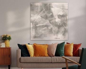 Organic shapes in neutral colors by Abstract Minimalist Art