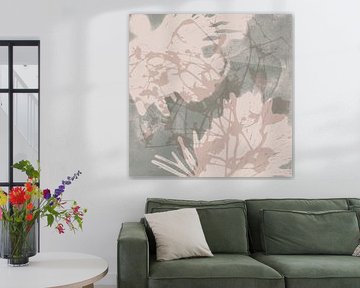 Japandi minimalist abstract in neutral colors by Abstract Minimalist Art