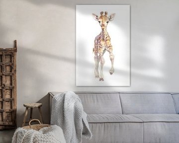 Niedliche Baby-Giraffe | Für das Kinderzimmer von Lauren Wilde
