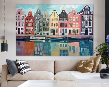 Farben am Quai von Bianca ter Riet