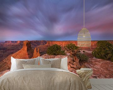 Zonsondergang bij Malrboro Point, Utah