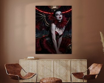 Rotes Schweigen von Klaus Tesching - Art-AI