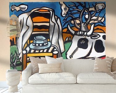 Example of the artwork in a room