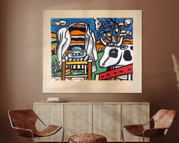 Example of the artwork in a room