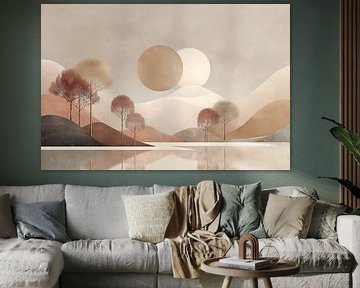 Erde Echo's in weichem Licht