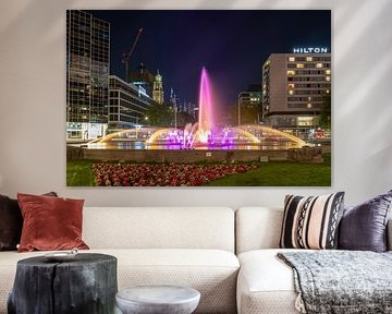 Hofpleinvijver, Rotterdam van Peter Brijs