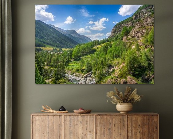Example of the artwork in a room