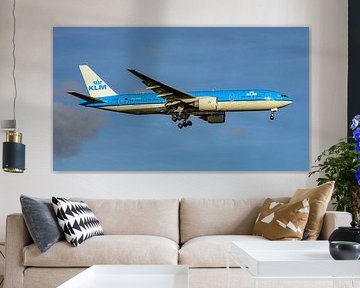 KLM-Passagierflugzeug Boeing 777-200. von Jaap van den Berg