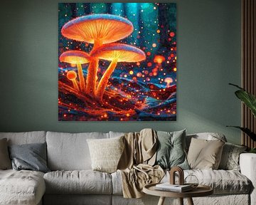 Orangeglühen im Zauberwald