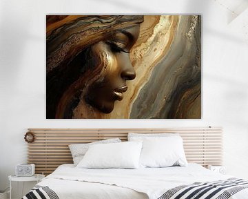 Ochre light in side view by Bianca ter Riet