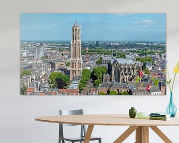 Utrecht vue d'en haut autour de la tour Dom sur Eye on You