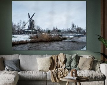 Winter quiet at the mill by Cynthia Verbruggen