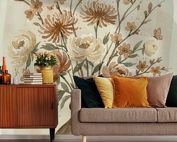 Japandi Roodborstje stilleven