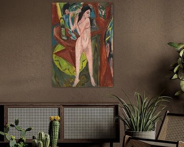 Nude Combing Hair, Ernst Ludwig Kirchner