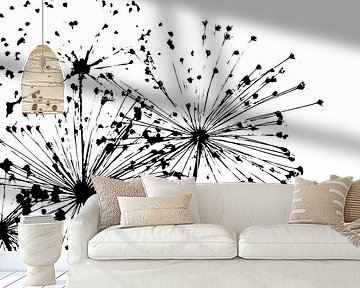 Allium abstract photography by Caroline Guerain