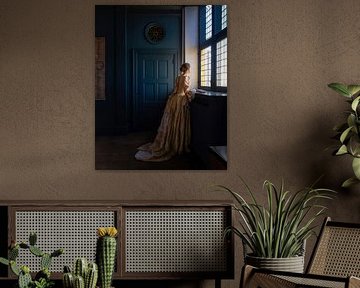 Ungeduldig wartend [in Proportionen von Vermeer] von Affect Fotografie