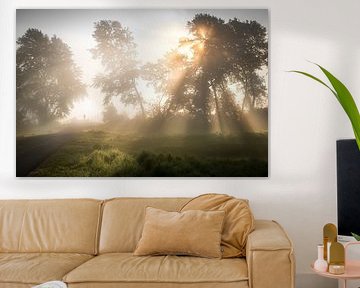 Foggy Morning van Rob van der Wal