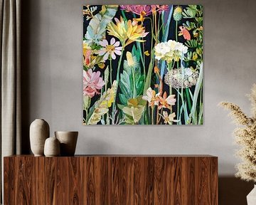 Botanische Sommerblumen