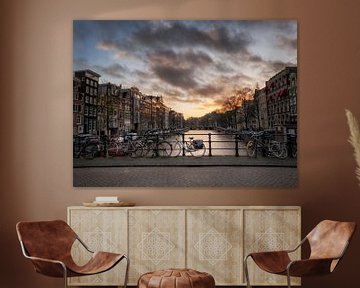 Dramatisch Amsterdam van Splash Gallery