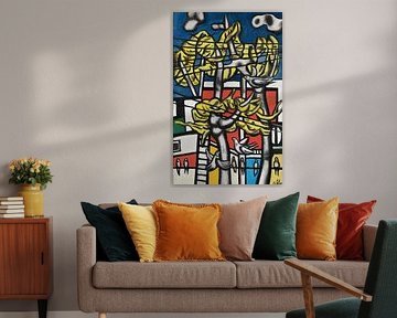 Fernand Léger, Oiseaux dans les arbres, 1953