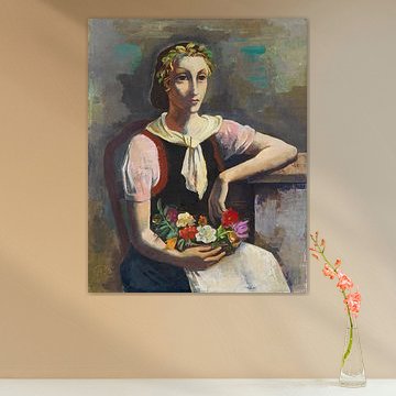 Karl Hofer, Blumenmädchen, 1935 von Atelier Liesjes