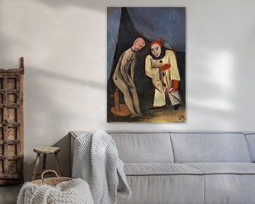 Karl Hofer, Clown et marionnette, vers 1924