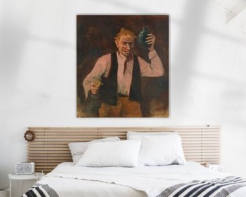 Karl Hofer, Le buveur, 1943