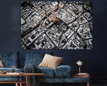 Winterstille über dem Domplein in Utrecht von Bas van Setten