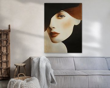 Ich sehe dich, zeitgenössisches Kunstporträt