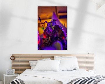 Mystical creature with glowing eyes