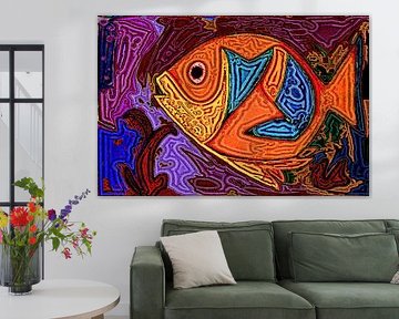 A flamboyant fish by Anna Marie de Klerk