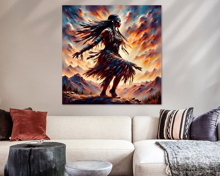 Example of the artwork in a room