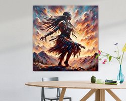 Example of the artwork in a room