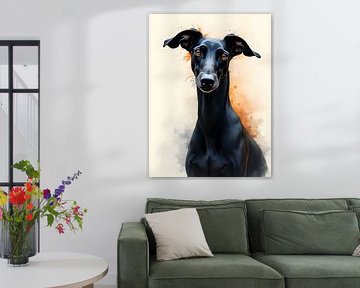 Galgo - Strength in Silence by Betty Maria Digital Art