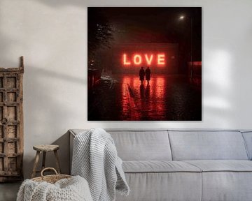 Liebe in Neonbuchstaben