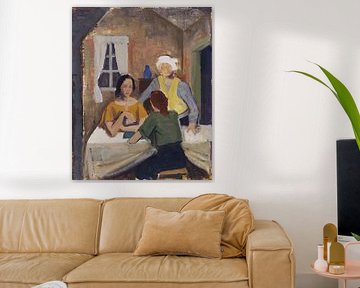 Karl Hofer, Cartes à jouer pour filles, vers 1939