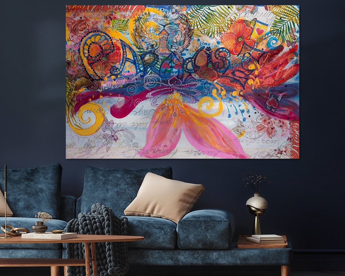 Example of the artwork in a room