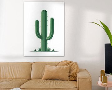 Cactus saguaro du désert sur Giandra Safaraz