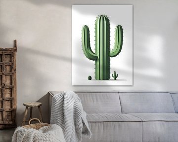 Cactus saguaro du désert sur Giandra Safaraz