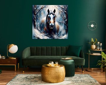 Hooves in the Snow sur Johannas Art Creations