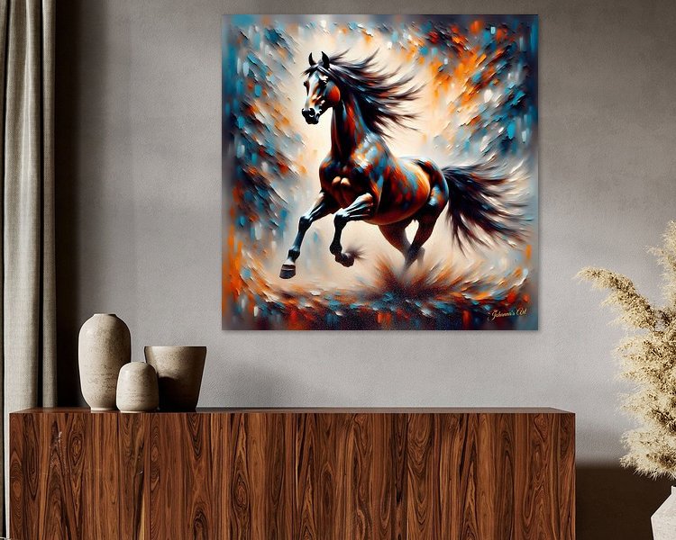 Example of the artwork in a room