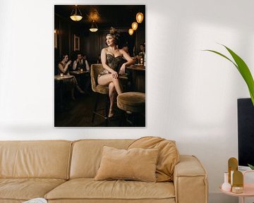 Between the glances by Klaus Tesching - Art-AI