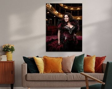 Die Bühne kennt ihren Namen von Klaus Tesching - Art-AI