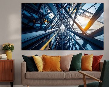 Une architecture moderne avec des formes