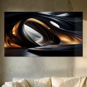 Moderne architectuur met vormen