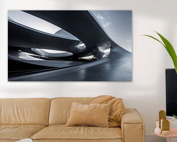 Une architecture moderne avec des formes