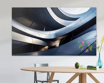 Une architecture moderne avec des formes