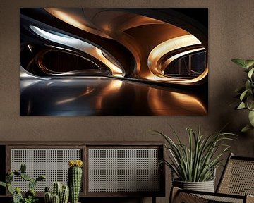 Une architecture moderne avec des formes